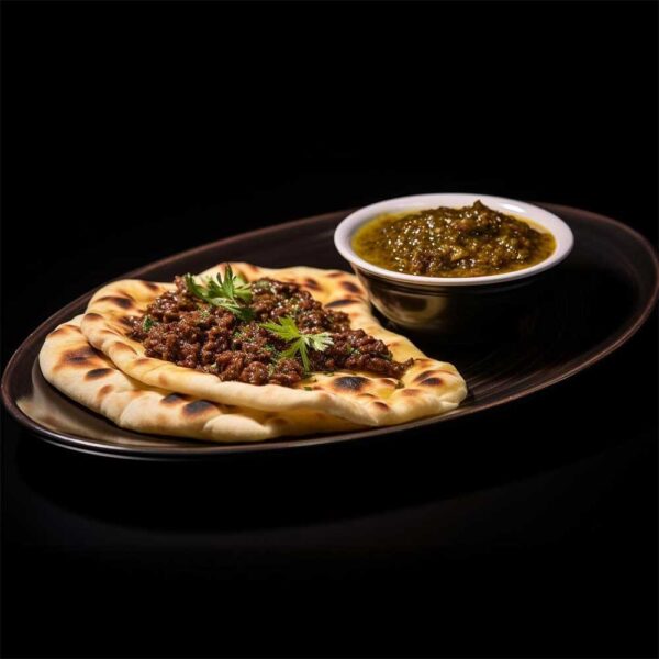 Keema Naan with Gravy