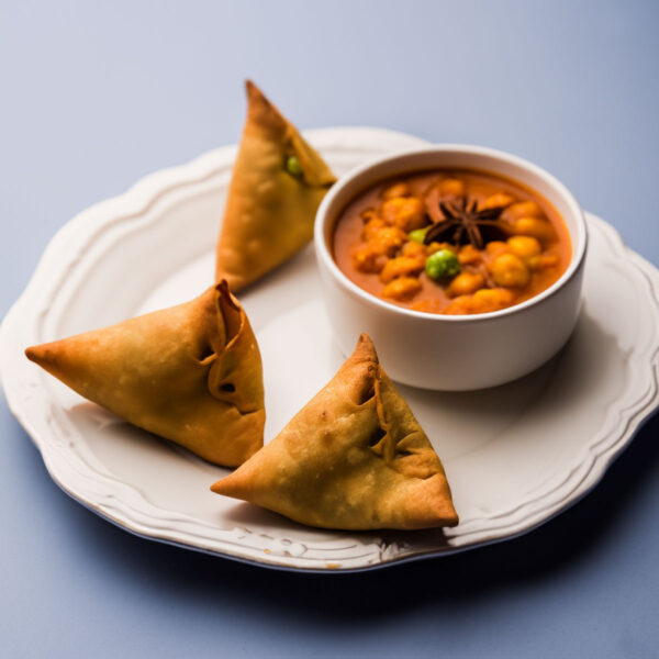 Samosa Channa chat